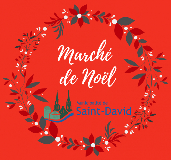 Rouge vert illustration Noel flyer