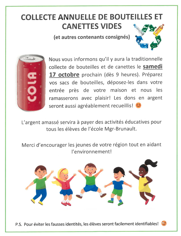 Collecte bouteille