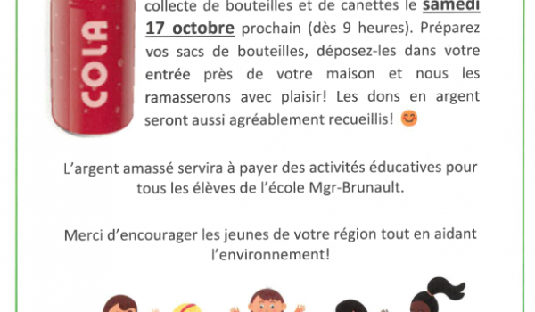 Collecte bouteille