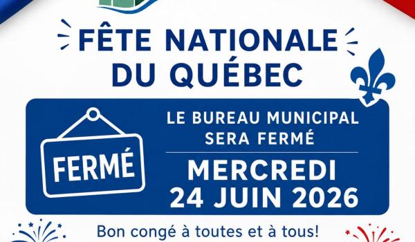 Fermeture bureau 24 juin 2026